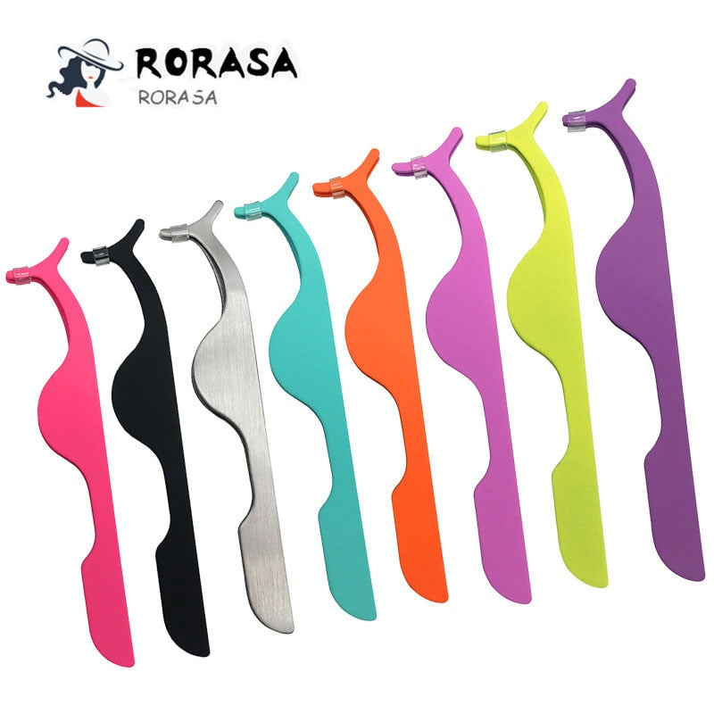 Colorful False Eyelash Tweezers – Glam.Or.Ring